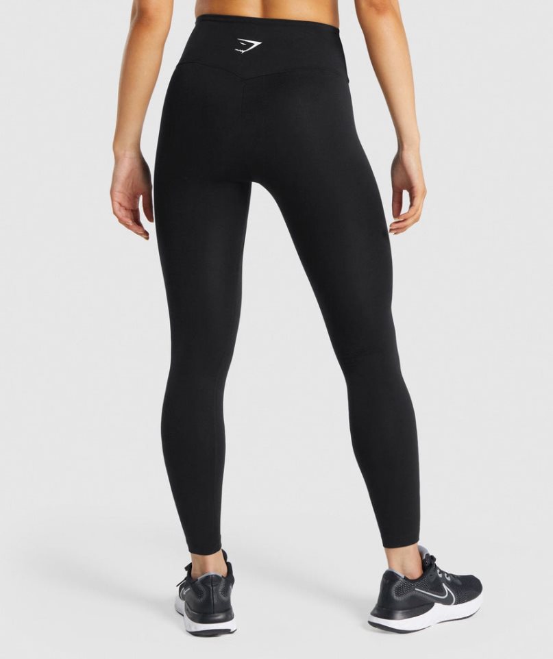 Women's Gymshark Training Leggings Black | NZ 2PMWNB